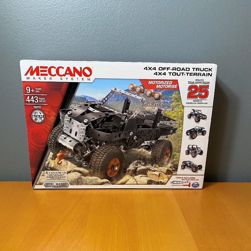 Meccano-Erector - 25 Model Set - 4x4 Off-Road Truck